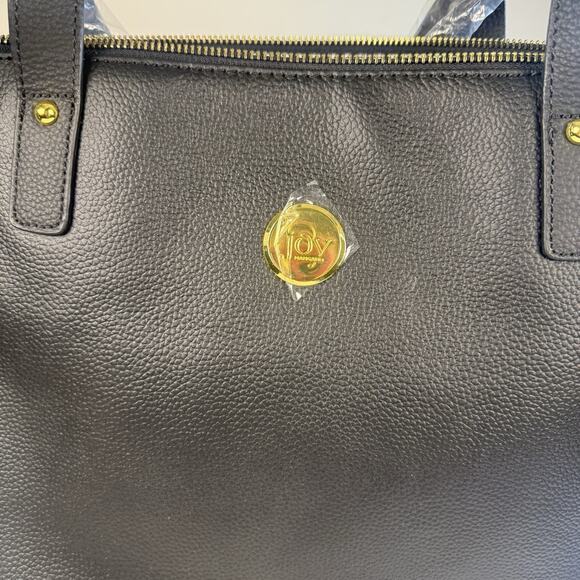 Joy Mangano Double Decker Leather Purse W/Tote & Wristlet 4 Piece Set NWT - Picture 2 of 8